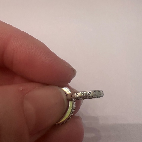 Pandora Double Hoop Earrings - Picture 3 of 3